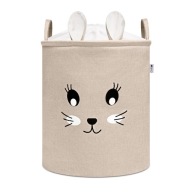 KOSZ NA ZABAWKI POJEMNIK ZAMYKANY ORGANIZER MATERIAŁOWY SIPO 63L 40X40X50CM