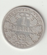 Niemcy-Cesarstwo 1 marka 1874 A