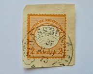 1872 DR Mi.24 kasowany znaczek, stan bardzo dobry. Wartość 3400,- Euro.