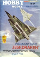 HOBBY MODEL 27: samolot J35F DRAKEN