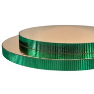 Podkład pod tort STYRODUR ZŁOTY 30 cm BOK Karbowany „Zielona Fala”