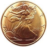 WALKING LIBERTY- 1 uncja miedzi - Idąca Wolność