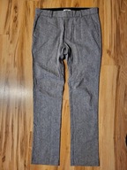 spodnie lniano bawełniane kiomi r 48