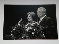 Prezydent Lech Kaczyński z małżonką Ulotka z albumu Patriotyzm, Solidarność