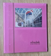 Schaubek - Album typu Optima +20 stron na listy, koperty, banknoty, znaczki