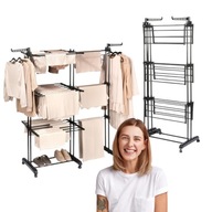 SUSZARKA VILDE NA PRANIE UBRANIA STOJĄCA ROZSUWANA PIONOWA MAŁA STOJAK