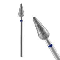 Staleks FREZ DIAMENTOWY do skórek GRUSZKA 5 mm FA100B050/12 niebieski