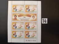 Sławni ludzie , Księżna Diana i Karol , Montserrat MNH
