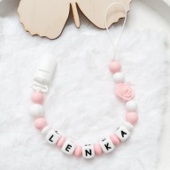 Personalizowana zawieszka do smoczka z imieniem silikonowa