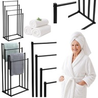 WIESZAK DRĄŻEK STOJAK NA RĘCZNIKI STOJĄCY 4 RAMIENIA ŁAZIENKOWY PODŁOGOWY