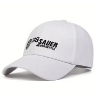 Czapka z daszkiem biała Sig Sauer polowanie strzelectwo 100% Bawełna