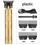 MASZYNKA TRYMER DO STRZYŻENIA BRODY WŁOSÓW BARBER ZŁOTY Z GRAWEREM BUDDA