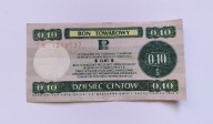 BON TOWAROWY - 10 CENTÓW 1979 seria IB 121...