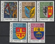 LUKSEMBURG - CARITAS - HERBY - 1982 - CZYSTE **