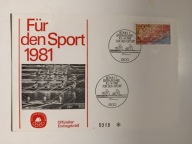 Koperta, Sport 1981. Kasownik Bonn 1. 04966