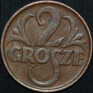 2 grosze 1928 - piękny egzemplarz