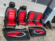 CHEVROLET CAMARO 16-23 FOTELE KOMPLET WNĘTRZA SKÓRZANE SKÓRY BOCZKI