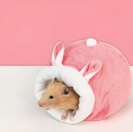 BUDKA LEGOWISKO DOMEK DLA MYSZKI małych gryzoni chomika 10x12x8.5 cm