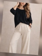 Sweter czarny z wiskozy roz. 40/42