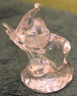 SŁONIK SZKLANY PRZYCISK DO PAPIERU