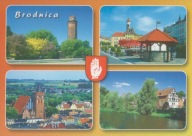 BRODNICA - ZAMEK - WIEŻA - RYNEK - RATUSZ - KOŚCIÓŁ - SPICHLERZ - HERB