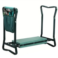 KLĘCZNIK OGRODOWY TABORET DWUFUNKCYJNY STOŁEK Z KIESZENIĄ SKŁADANY UCHWYT