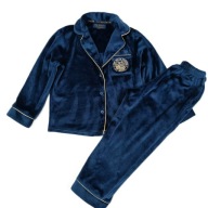 PIŻAMA DZIEWCZĘCA WELUR ROZPINANA GRANAT ROZM.98/104(3-4LAT)__POLAR EXPRESS