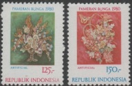 Indonezja 1980 Znaczki 957-8 ** kwiaty festiwal