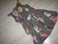 SAVIDA kwiecista sukienka bombka 72% rayon 14/42