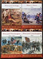 Bitwa pod Saratogą;Bitwa o Alamo;Bit.pod Getysburgiem;Bit.pod Petersburgiem