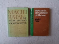 RATAJ WE WSPOMNIENIACH + BIBLIOTEKA MYŚLI WSKAZANIA OBYWATELSKIE POLITYCZNE