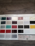 Chrysler Jeep Dodge lakiery paleta lakierów 2004 Canada Kanada