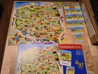 Puzzle edukacyjne Mapa Polski Castorland 100 elementów + quiz