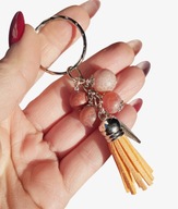 030 Oryginalny BRELOK do kluczy, do torebki Agat matowy