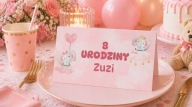 WINIETKI URODZINOWE – PERSONALIZOWANE ZE SŁONIKIEM (6 SZT.)