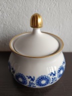 PORCELANOWA CUKIERNICA WEIMAR ECHT KOBALT