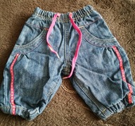 Spodenki jeansowe dla noworodka r 56 Minymo