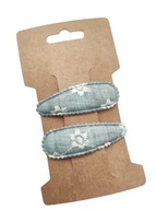 Mini spinki pierwsza spinka spineczki pyk klik haft boho chrzest roczek