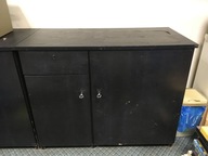 Szafka stolik do maszyny 92,5 x 45 x 74 cm czarny