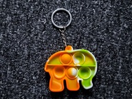 Zabawka antystresowa silikonowa bąbelki Pop It brelok słonik