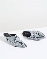 JIGSAW Nord Kitten Heel Mule COWBOY SNAKE SKIN 150FUNTOW SKÓRA CAŁE 38