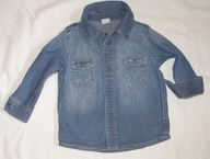 H&M koszula jeansowa + sweter 9-12 m-cy 80 cm