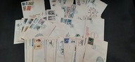 Stare polskie koperty kolekcjonerskie FDC z PRL lata 70-80 - 88 szt.