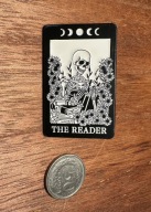 Pin przypinka Tarot the Reader Czytelnik