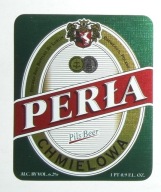 ETYKIETA PIWO PERŁA CHMIELOWA BROWAR LUBLIN