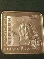 MONETA srebrna 10 zł - Cz. NIEMEN 2009r Lustro mennicza !!