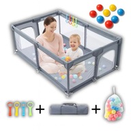 KOJEC DLA DZIECI PLAC ZABAW 120 x 180 YAZOCO SUCHY BASEN SKŁADANY + PIŁKI