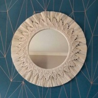 Lustro handmade - makrama
