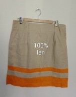 Spódnica lniana len 42