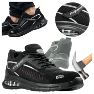 BUTY ROBOCZE PÓŁBUTY ROBOCZE BHP Z NOSKIEM SPORTOWE ODDYCHAJĄCE LEKKIE R.47